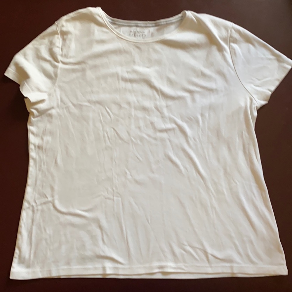 Talbots plus size white T-shirt XL